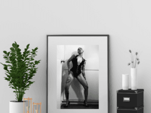 Limited-edition fine art portrait of Madam Sophie in Los Angeles, printed on premium Ilford Cotton Textured paper.