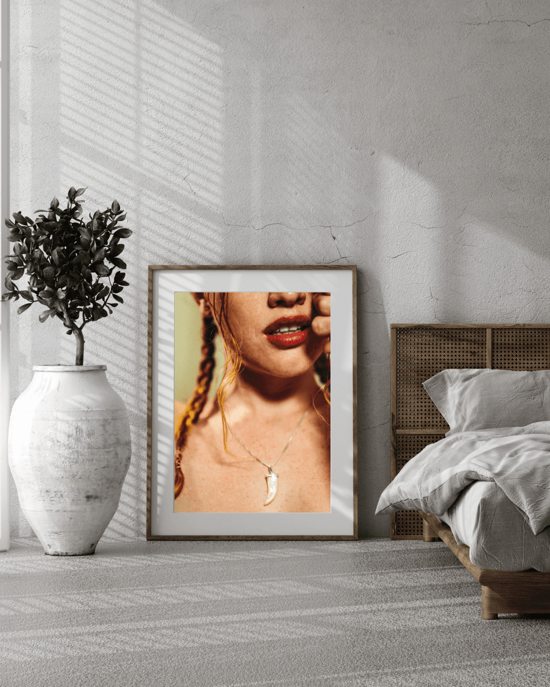 Elegant fine art portrait of Amy in Tulum, featuring vivid textures and smooth gradients, printed on premium Hahnemühle Photorag paper.