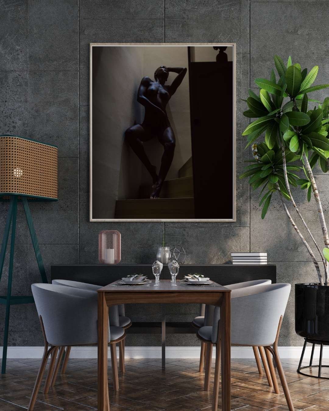 Captivating Fine Art Nude Shadow Play – Pivot Pixie in Playa Del Carmen