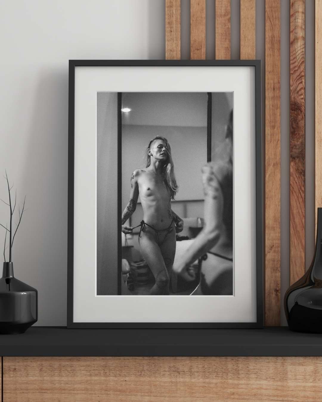 Stunning Black and White Fine Art Reflection – Sammmnextdoor in Tulum