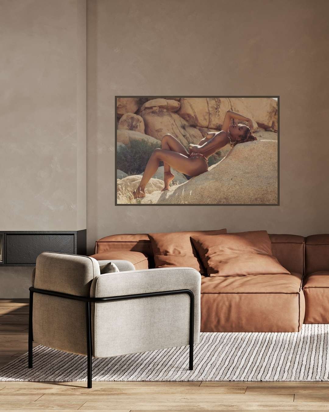 Desert Fine Art Nude Photography Print | Vessel of Stone