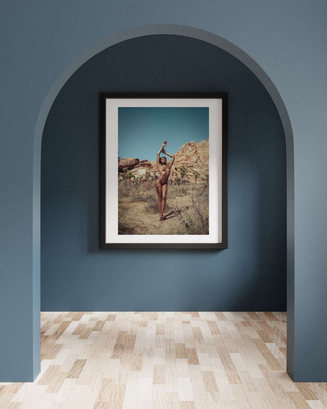 Desert Fine Art Nude Photography Print | Reaching the Infinite by Room Noir