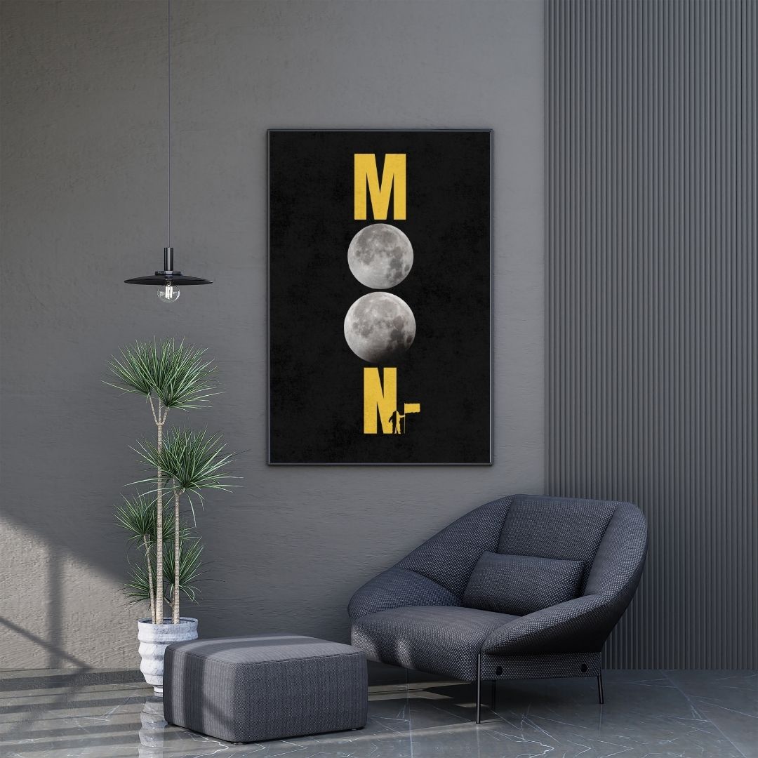 ROOM//NOIR 004: Moon Man | 16×20 Moon Photography Art Poster
