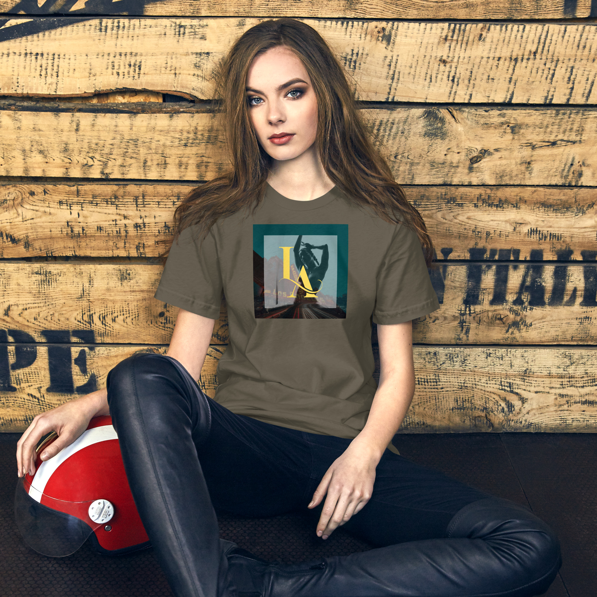 LA | Room Noir | Unisex t-shirt 8 LA | Room Noir | Unisex t-shirt - Image 8