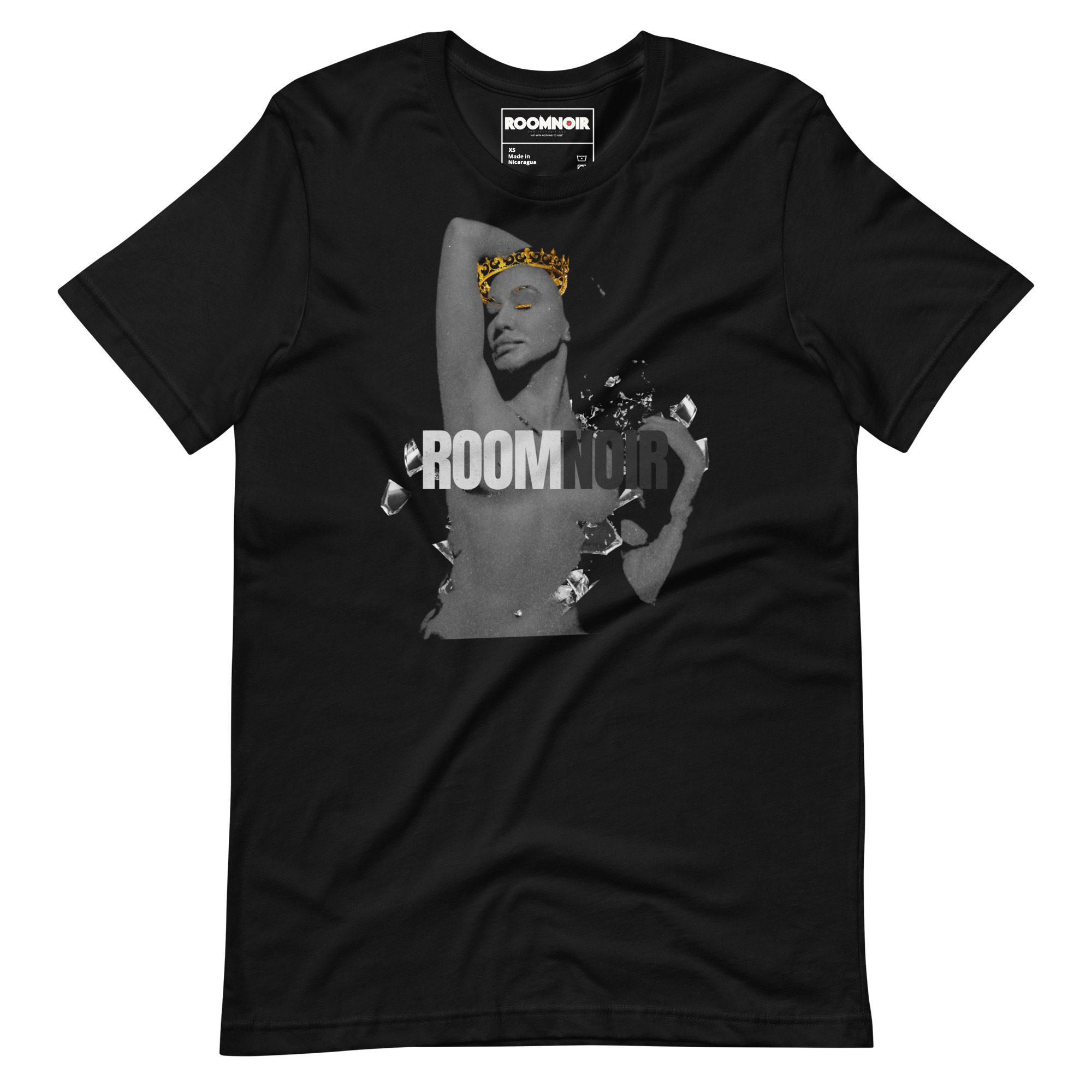 Lee Von Lux Crowned | Room Noir | Unisex t-shirt 2 Lee Von Lux Crowned | Room Noir | Unisex t-shirt - Image 2