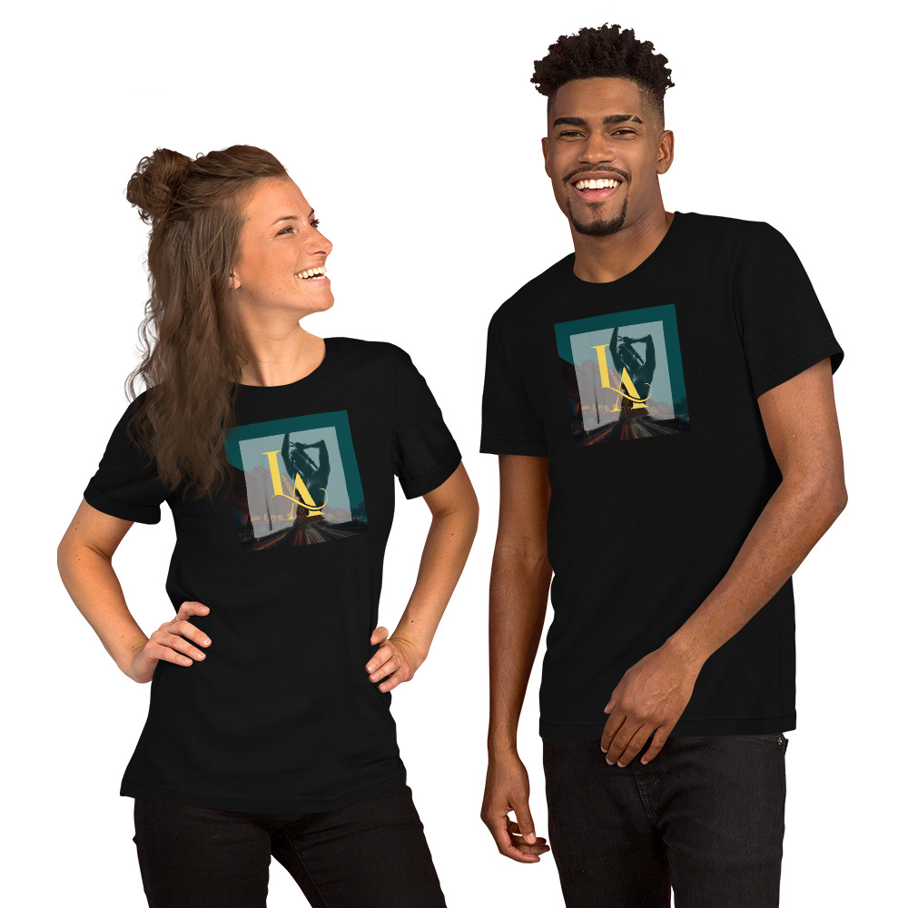 LA | Room Noir | Unisex t-shirt 13 LA | Room Noir | Unisex t-shirt - Image 13