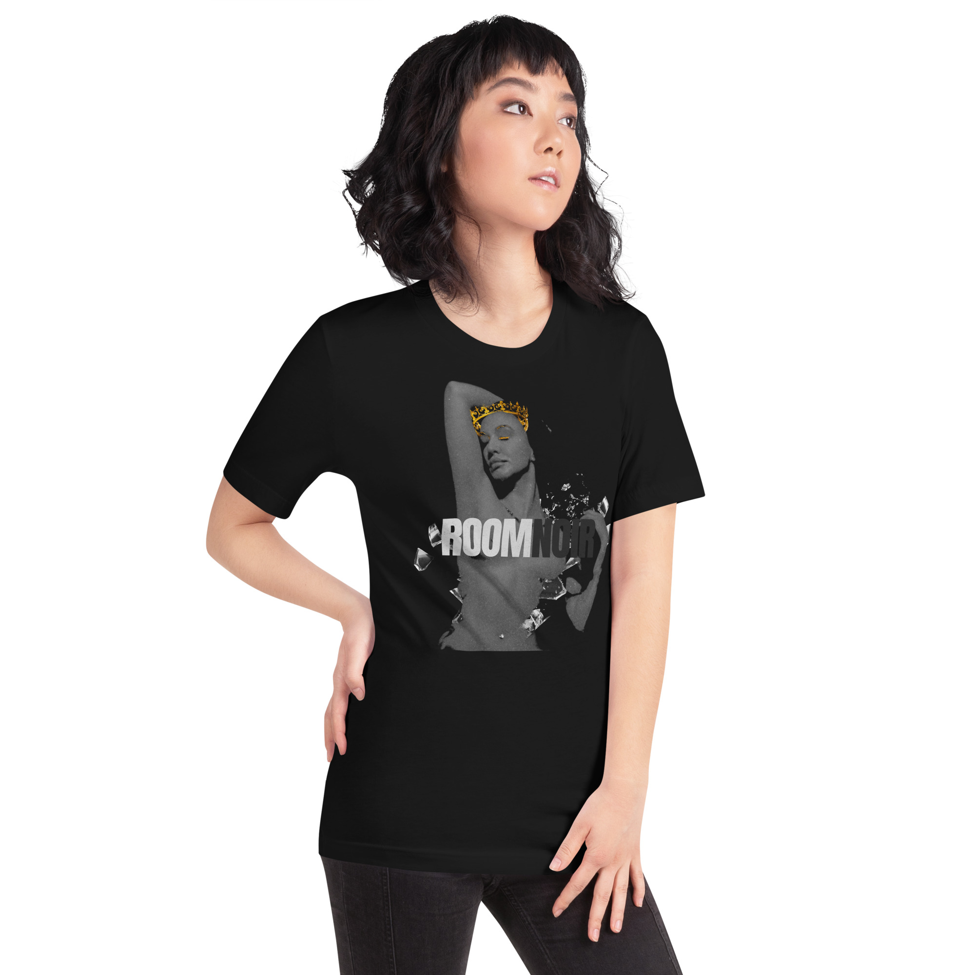 Lee Von Lux Crowned | Room Noir | Unisex t-shirt 7 Lee Von Lux Crowned | Room Noir | Unisex t-shirt - Image 7