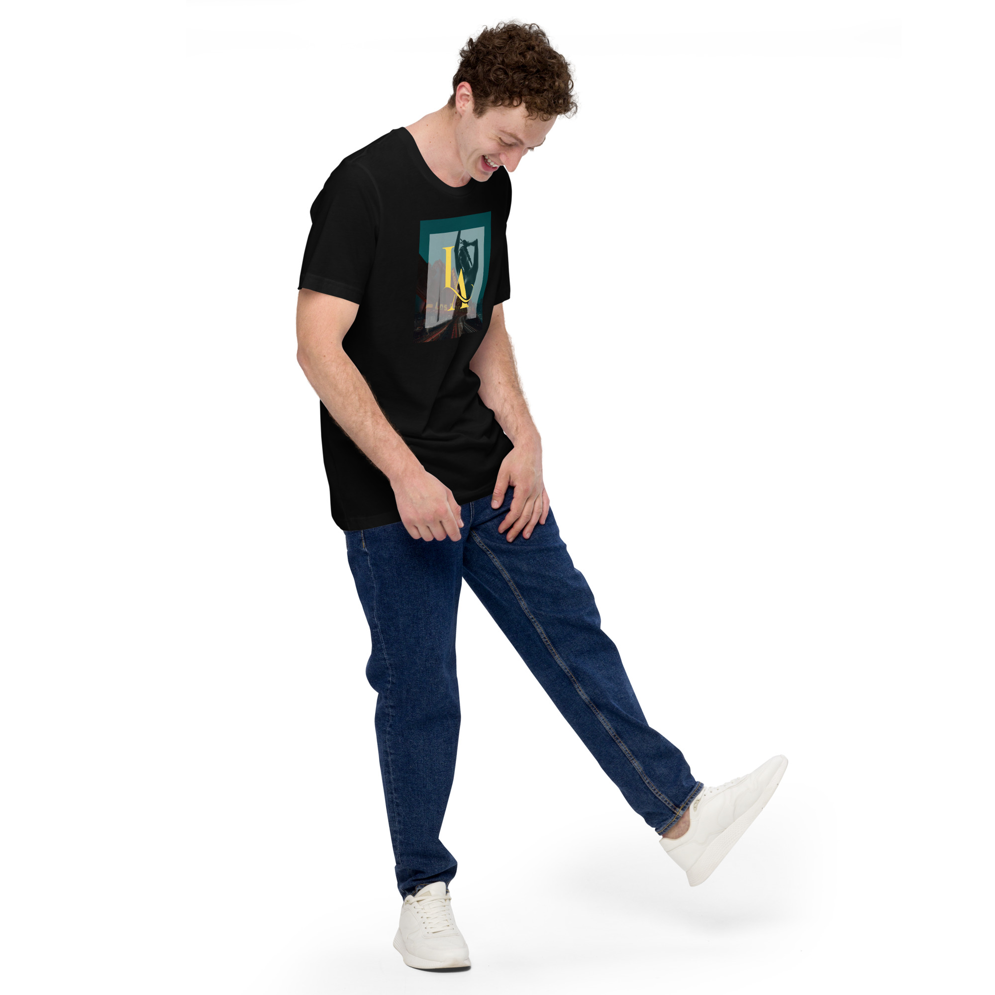 LA | Room Noir | Unisex t-shirt 2 LA | Room Noir | Unisex t-shirt - Image 2